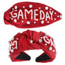 JEWELED GAME DAY BEADED KNOTTED HEADBAND