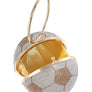 Full Rhinestone Soccer Ball Clutch
