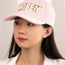 Wifey corduroy baseball cap