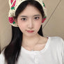 CROCHET STRAWBERRY PATTERN HEADSCARF Bandana