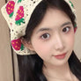 CROCHET STRAWBERRY PATTERN HEADSCARF Bandana
