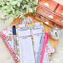 DAILY NOTEPAD SCHEDULE PLANNER