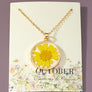 B A C K IN S T O C K Birth month dried flower NECK