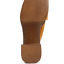 Matrix Criss Cross Strap Block Heel Sandals