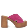 Matrix Criss Cross Strap Block Heel Sandals
