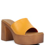 Scandal Slip On Block Heel Sandals
