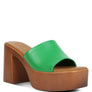 Scandal Slip On Block Heel Sandals