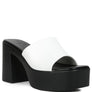 Scandal Slip On Block Heel Sandals
