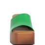 Scandal Slip On Block Heel Sandals