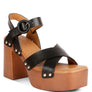 Cristina Cross Strap Embellished Heels