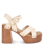 Cristina Cross Strap Embellished Heels