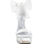 Kiri Satin Clear High Heeled Bow Sandals