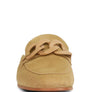 Krizia Chunky Chain Suede Slip On Loafers