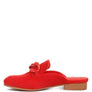 Krizia Chunky Chain Suede Slip On Loafers