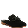Krizia Chunky Chain Suede Slip On Loafers