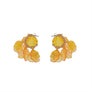 ACRYLIC PETALS STUD EARRINGS