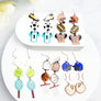 SPORTS BALL UNIFORM ACRYLIC DROP HOOK EARRING