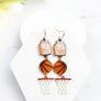 SPORTS BALL UNIFORM ACRYLIC DROP HOOK EARRING