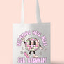 WEEKENDS WERE MADE FOR GROOVIN POLYESTER TOTE BAG