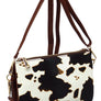 Leopard Cow Flower Crossbody Bag Clutch Wristlet