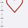 Crystal Heart Drop Earrings