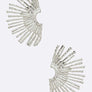 Metal Iconic Textured Earrings