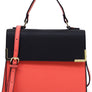 Colorblock Top Handle Satchel