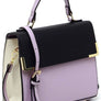 Colorblock Top Handle Satchel