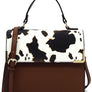 Colorblock Top Handle Satchel