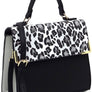 Colorblock Top Handle Satchel
