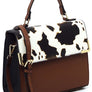Colorblock Top Handle Satchel