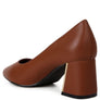 Casey Metallic Detail Block Heel Pumps