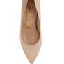 Casey Metallic Detail Block Heel Pumps