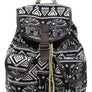 Tribal Printed Canvas Backpack