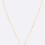 Cubic Zirconia Bow Tie Pendant Necklace