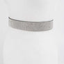 Plus Size Rhinestone Snap Fashion Belt
