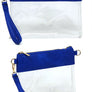 Fashion See Thru Transparent Clutch Crossbody Bag