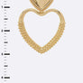 Heart Shape Clip On Iconic Earrings