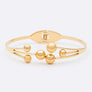 Stainless Steel Fashion Hinge Bangle