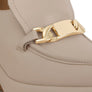 Morgan Metallic Embellishment Platform Loafers