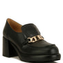 Morgan Metallic Embellishment Platform Loafers