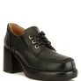 Zaila Leather Block Heel Oxfords