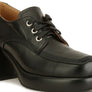 Zaila Leather Block Heel Oxfords