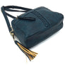 Fashion Whipstitch Tassel Crossbody Bag