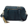 Fashion Whipstitch Tassel Crossbody Bag
