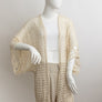 Breezy Grid Crochet Kimono - Stylish Layering