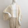 Breezy Grid Crochet Kimono - Stylish Layering