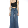 Wide leg, denim pants, jeans, western