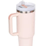Diona J Insulated Stainless Steel Water Bottle with Handle and Straw Lid - 40 oz Reusable Tumbler for Hot and Cold Beverages