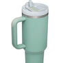 Diona J Insulated Stainless Steel Water Bottle with Handle and Straw Lid - 40 oz Reusable Tumbler for Hot and Cold Beverages